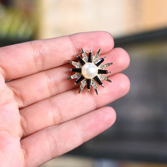 Funky Gold Plated Crystal Earrings