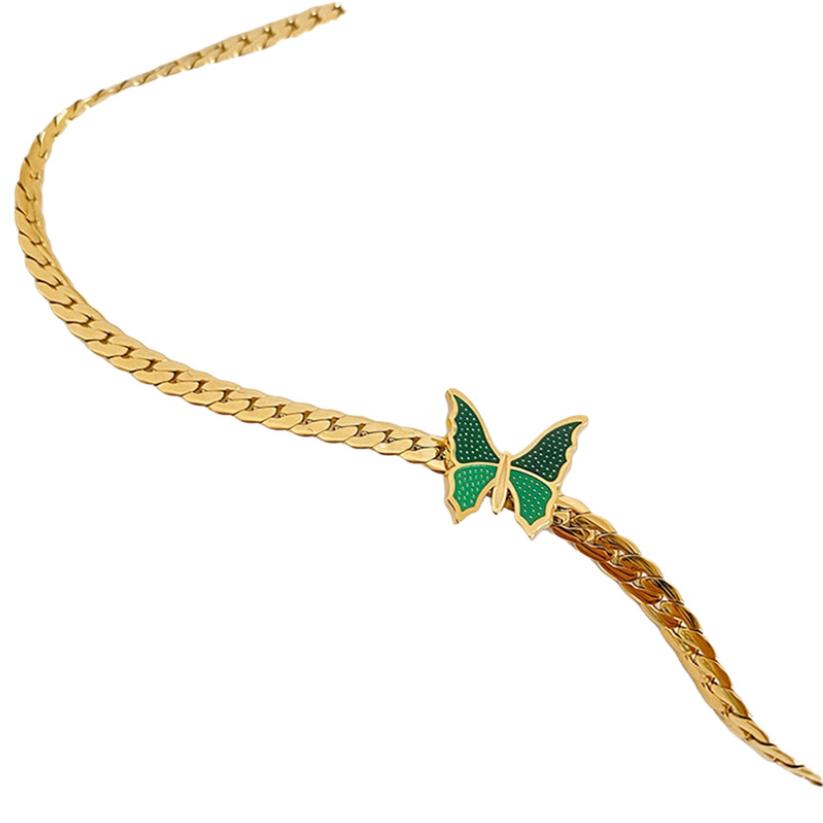 Butterfly Design Gold Plated Pendant