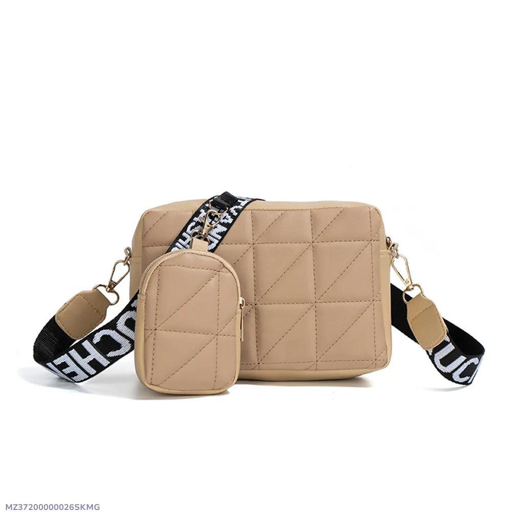 Charming Ivory Embroidered Crossbody Bag for Girls,