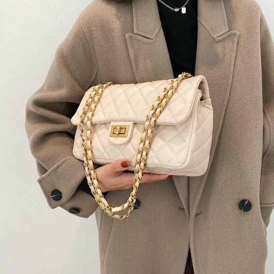 Girl's PU Leather Embroidered Shoulder Bag