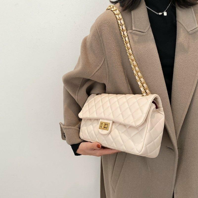 Girl's PU Leather Embroidered Shoulder Bag