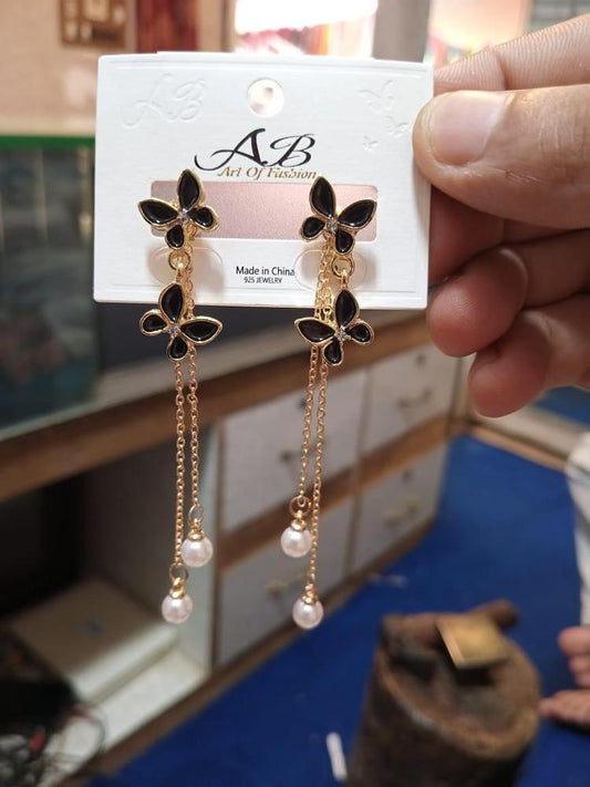 Butterfly Long Tassel Earrings For Women