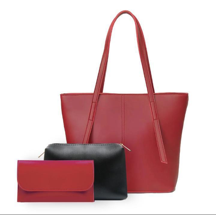 Women's PU Leather Printed Tote Bag