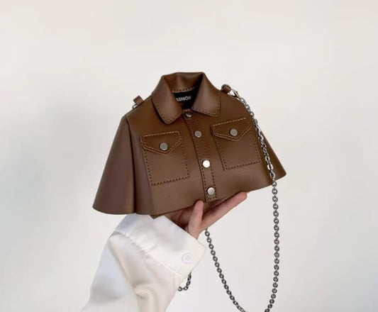 Stylish Girl's Black Rexine Shoulder Bag