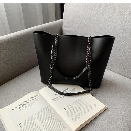 Chic PU Leather Women's Tote Bag