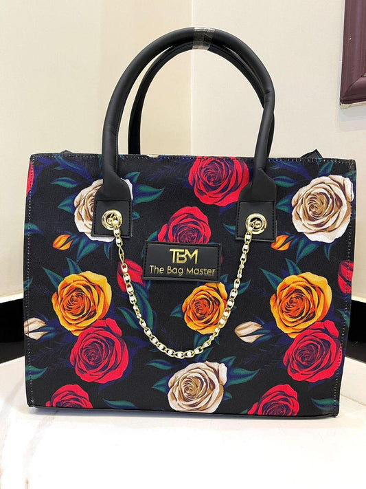 Girl's Canvas Printed Tote Bag