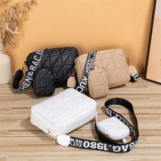 Charming Ivory Embroidered Crossbody Bag for Girls,
