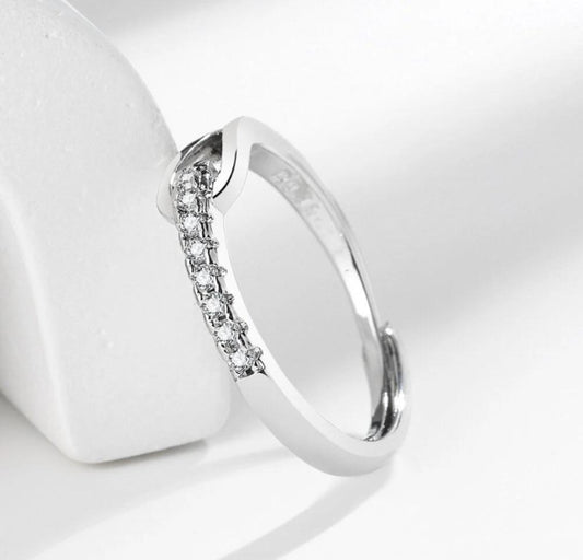 Silver Plated Adjustable Ring