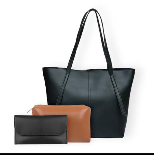 Women's PU Leather Printed Tote Bag